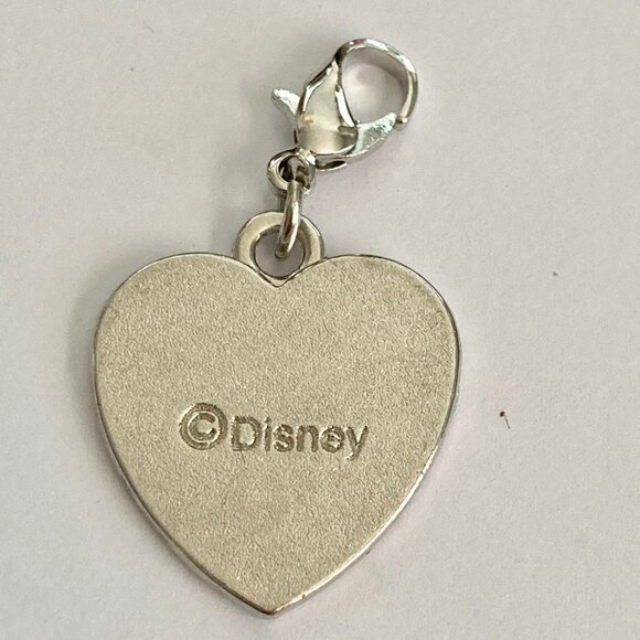 Vintage Disney Princess Belle Beauty & the Beast Heart Clip On Charm Zipper Pull - Picture 6 of 8